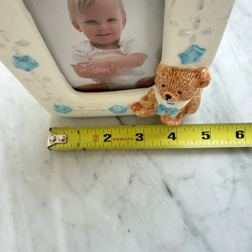 Vtg 1995 San Francisco Music Box Co Baby Frame You Are My Sunshine Teddy Bear